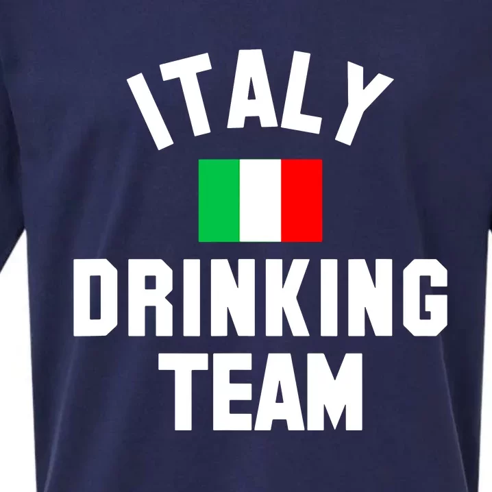 Italy Drinking Team Shirt For Italy Beer Festivals Sueded Cloud Jersey T-Shirt