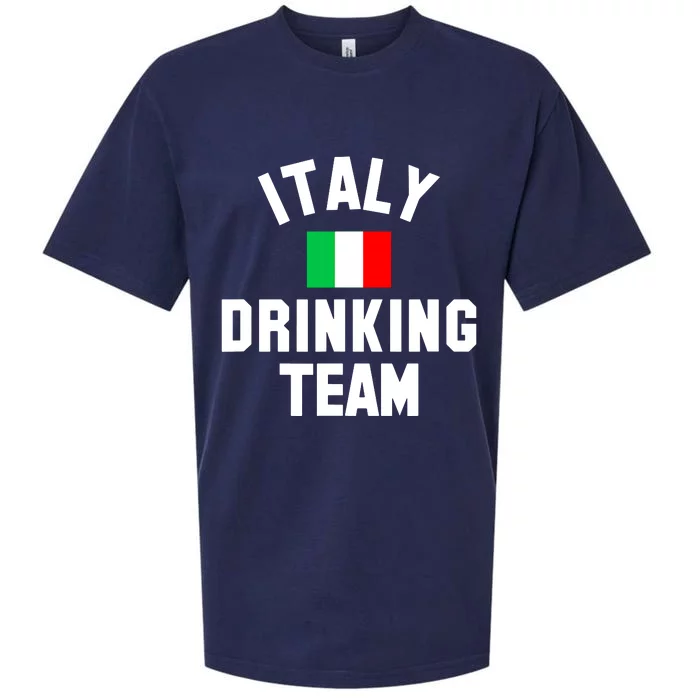 Italy Drinking Team Shirt For Italy Beer Festivals Sueded Cloud Jersey T-Shirt