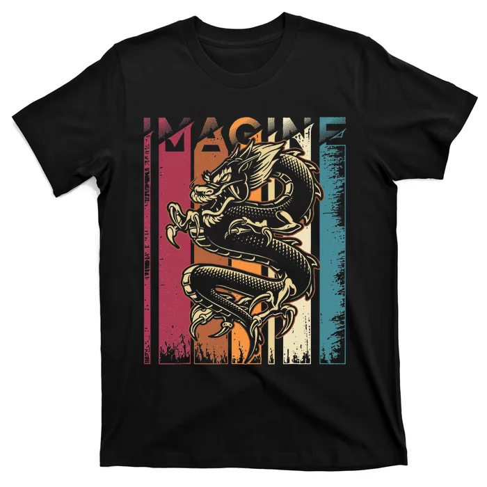 Imagine Dragon Vintage Cool Art T-Shirt