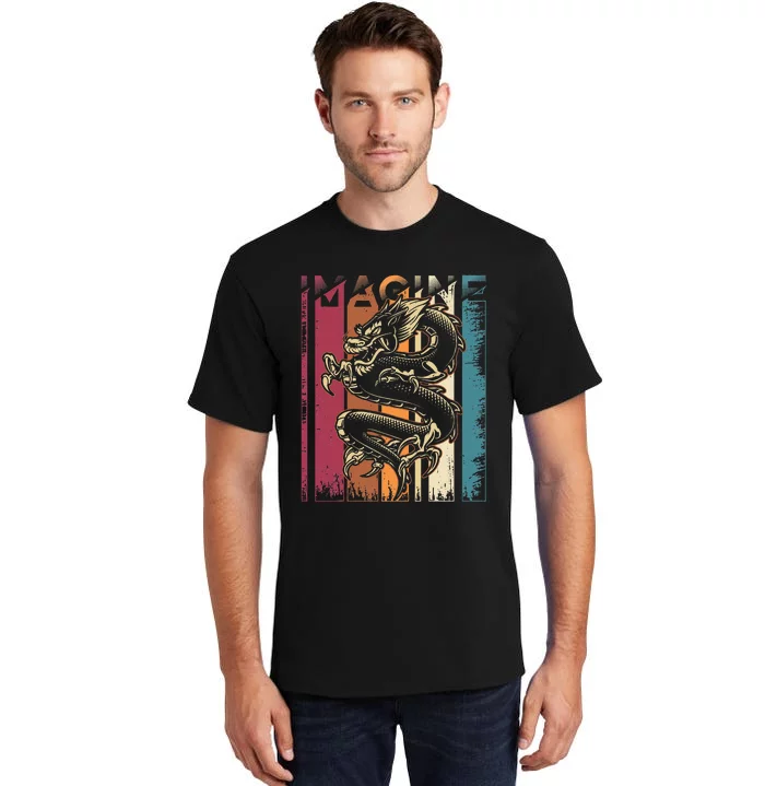 Imagine Dragon Vintage Cool Art Tall T-Shirt