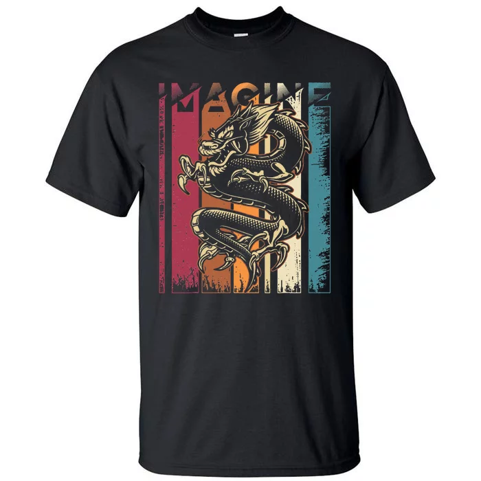 Imagine Dragon Vintage Cool Art Tall T-Shirt