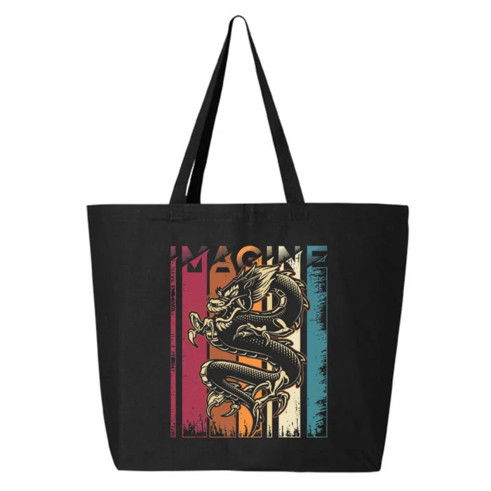 Imagine Dragon Vintage Cool Art 25L Jumbo Tote