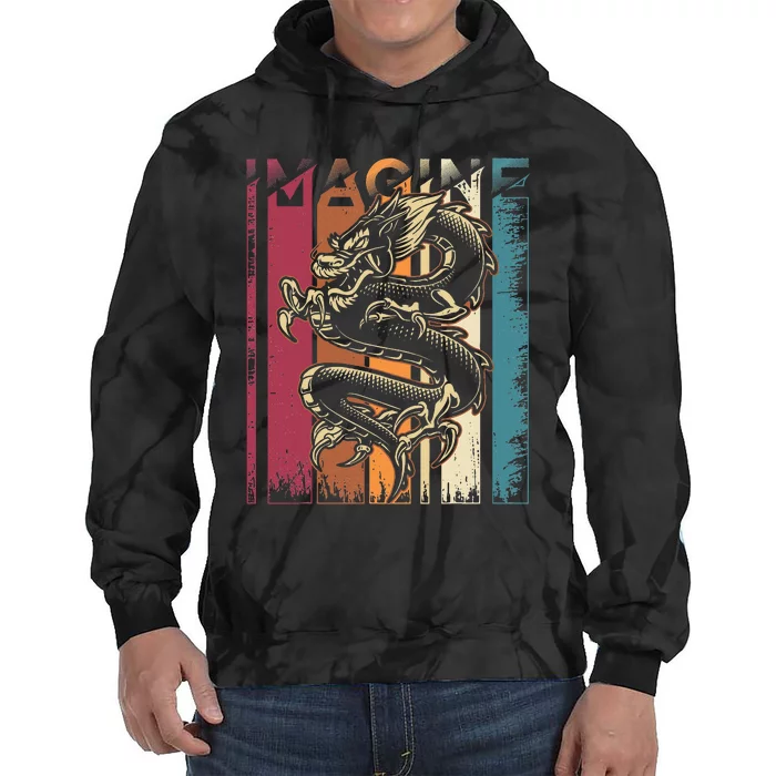 Imagine Dragon Vintage Cool Art Tie Dye Hoodie