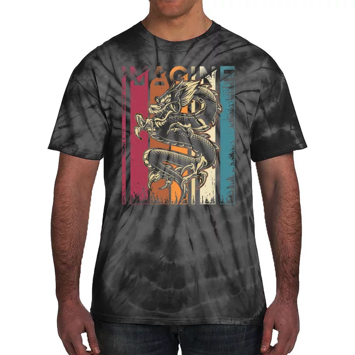 Imagine Dragon Vintage Cool Art Tie-Dye T-Shirt