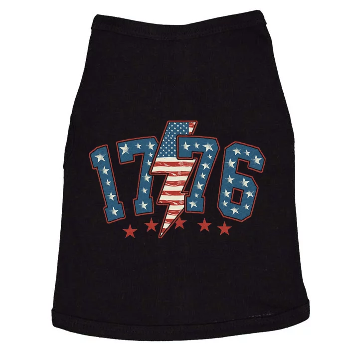 Independence Day Vintage 1776 America Happy 4th Of July Doggie Tank