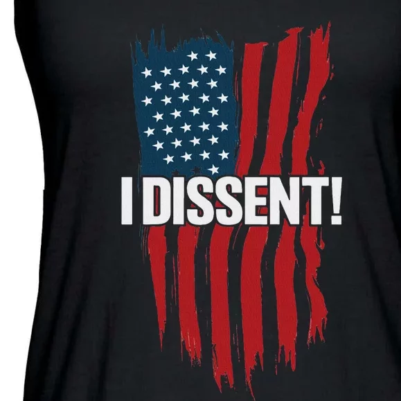 I Dissent Vote Blue Save Democracy 2024 Ladies Essential Flowy Tank