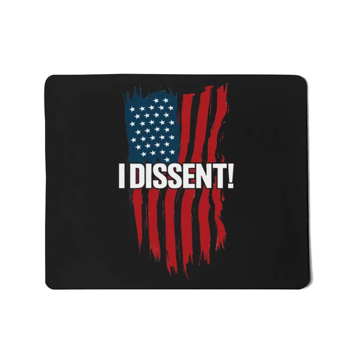 I Dissent Vote Blue Save Democracy 2024 Mousepad