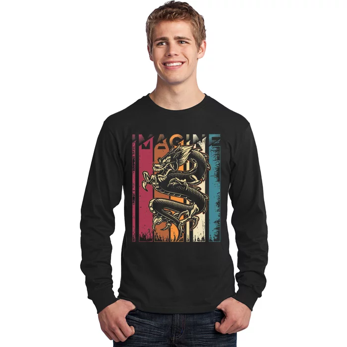 Imagine Dragon Vintage Cool Long Sleeve Shirt