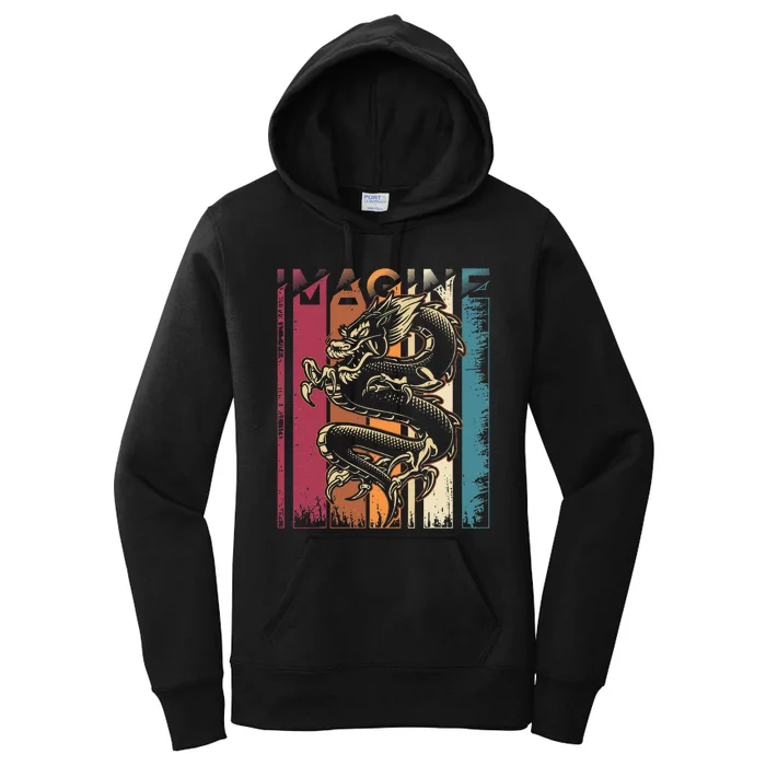 Imagine Dragon Vintage Cool Women's Pullover Hoodie