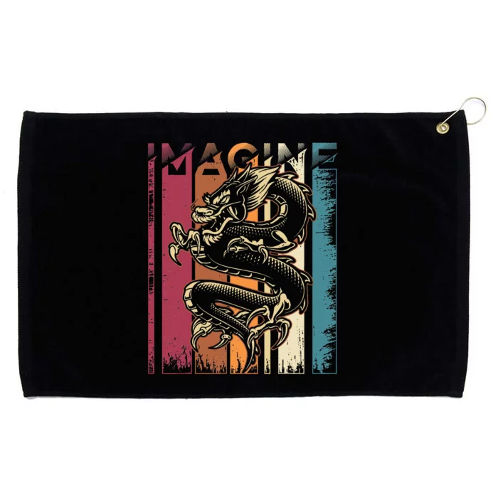 Imagine Dragon Vintage Cool Grommeted Golf Towel