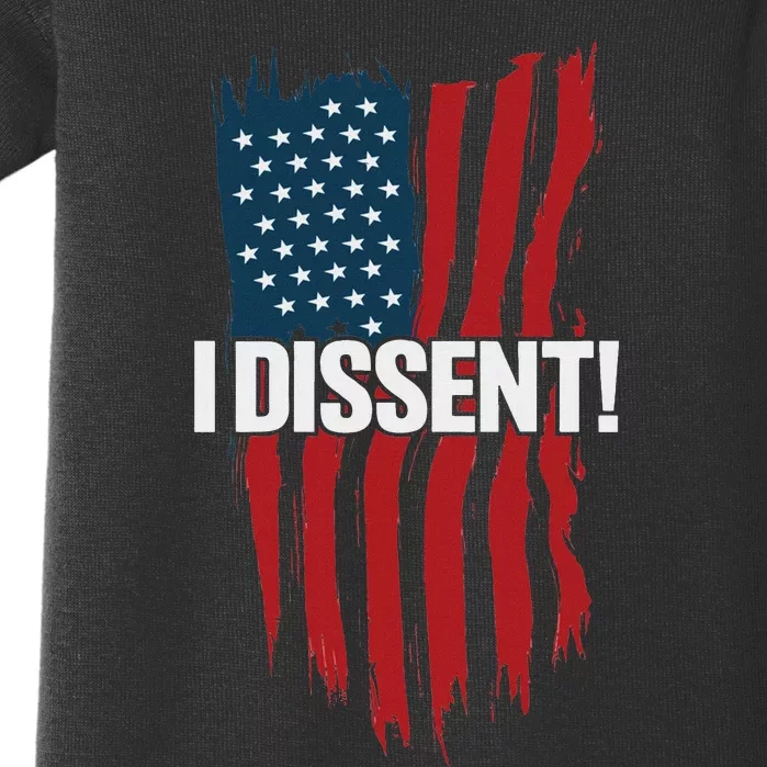 I Dissent Vote Blue Save Democracy 2024 Baby Bodysuit