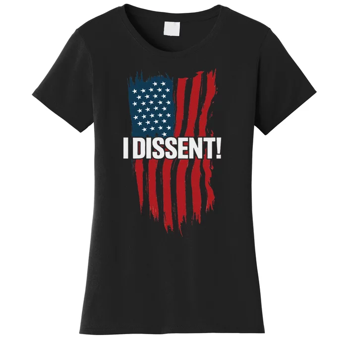 I Dissent Vote Blue Save Democracy 2024 Women's T-Shirt