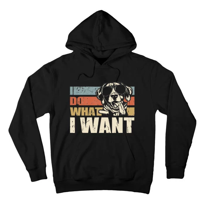 I do what I want funny German Shorthaired Pointer Vintage Tall Hoodie