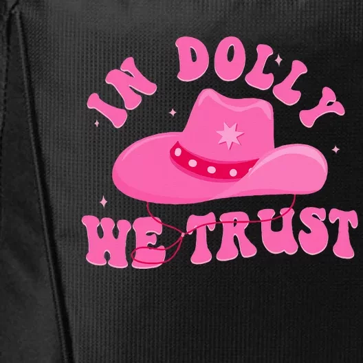 In D.O.L.L.Y We Trust Pink Hat City Backpack