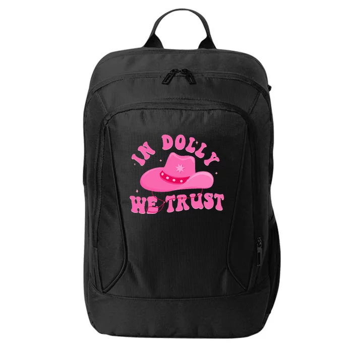 In D.O.L.L.Y We Trust Pink Hat City Backpack