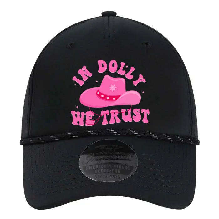 In D.O.L.L.Y We Trust Pink Hat Performance The Dyno Cap