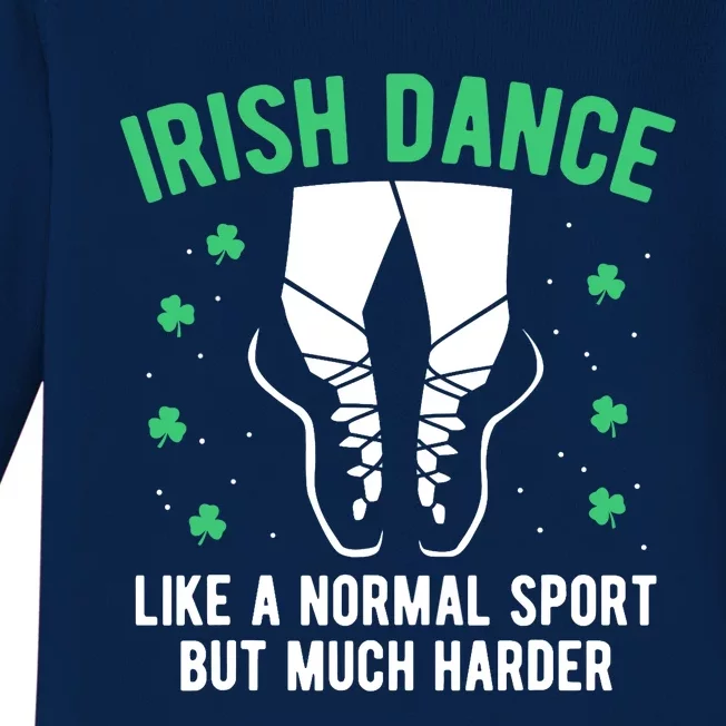 Irish Dance Wo Girl Dancing St Patricks Day Gift Baby Long Sleeve Bodysuit