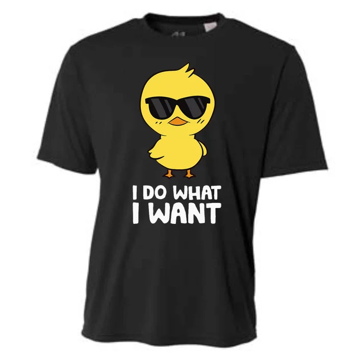 I Do What I Want Cooling Performance Crew T-Shirt