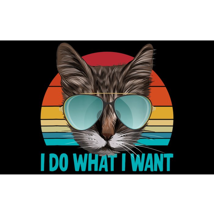 I Do What I Want Cat Bumper Sticker