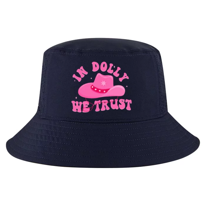 In D.O.L.L.Y We Trust Pink Hat Cool Comfort Performance Bucket Hat