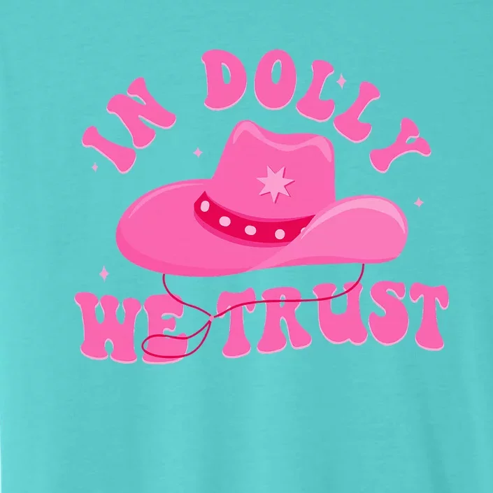 In D.O.L.L.Y We Trust Pink Hat ChromaSoft Performance T-Shirt