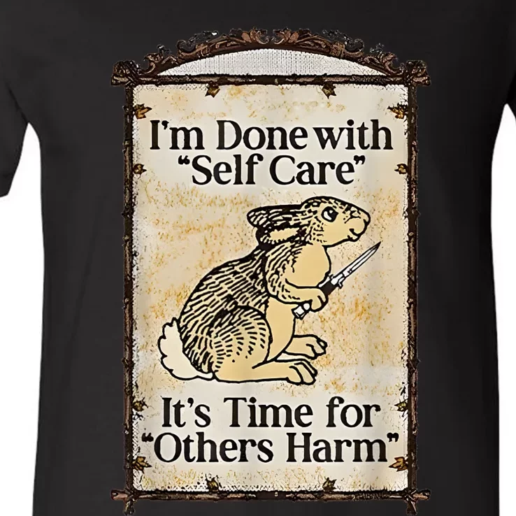 I’M Done With Self Care It’S Time For Others Harm V-Neck T-Shirt