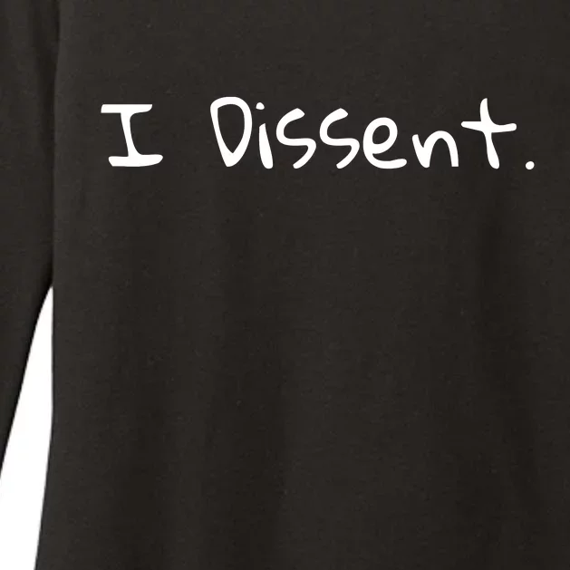 I Dissent Women's Rights Pro Choice Roe 1973 Feminist Womens CVC Long Sleeve Shirt