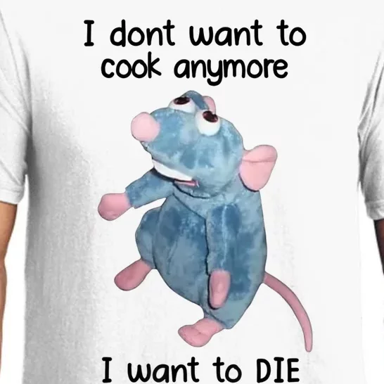 I DonT Want To Cook Anymore I Want To Die Pajama Set