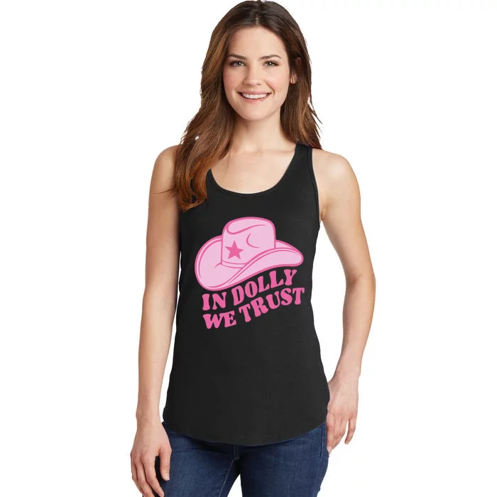 In Dolly We Trust Graphic Tees What Would Dolly Do Ladies Essential Tank