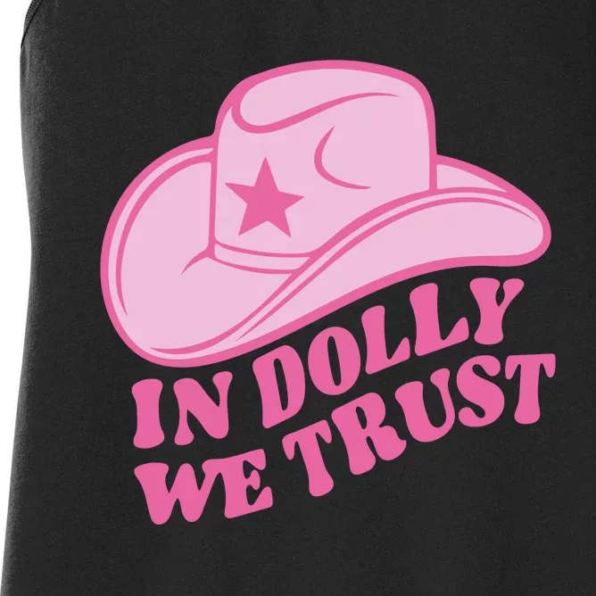 In Dolly We Trust Graphic Tees What Would Dolly Do Women's Racerback Tank