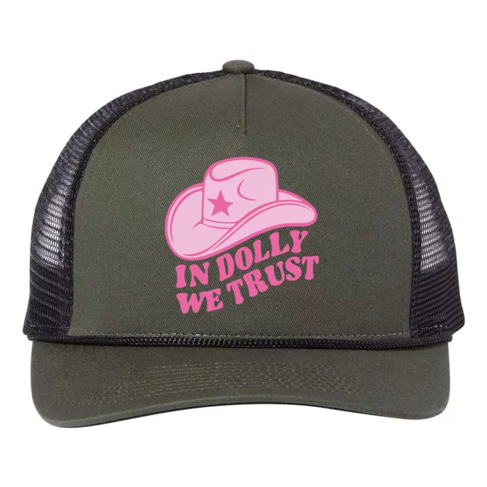 In Dolly We Trust Graphic Tees What Would Dolly Do Retro Rope Trucker Hat Cap