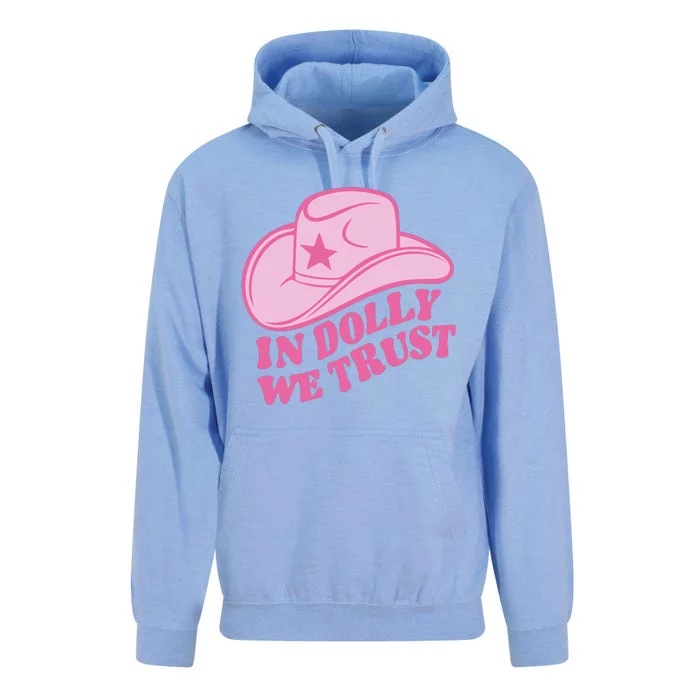 In Dolly We Trust Graphic Tees What Would Dolly Do Unisex Surf Hoodie