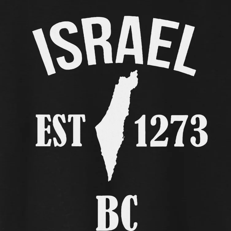 Israel Est 1273 Bc Women's Crop Top Tee