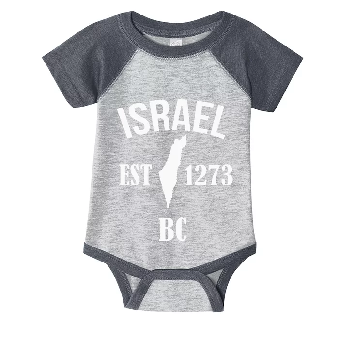 Israel Est 1273 Infant Baby Jersey Bodysuit