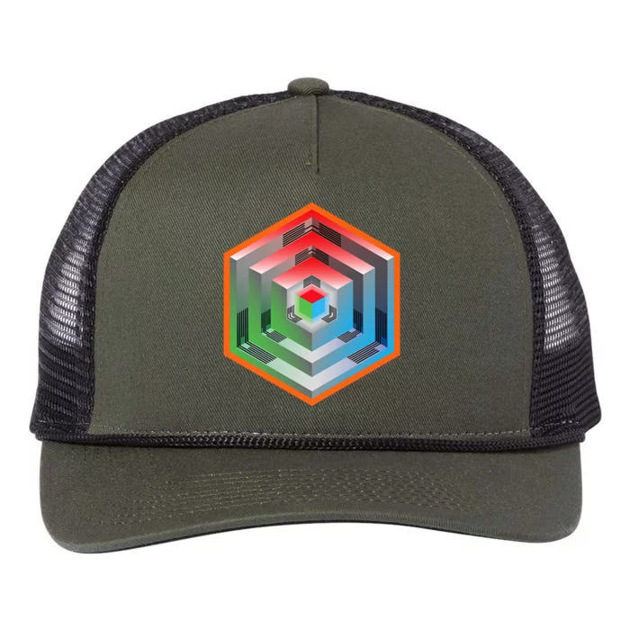 Ingress Echo Anomaly Retro Rope Trucker Hat Cap