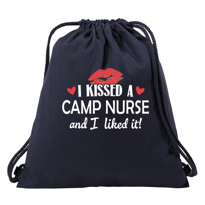 I Ed A Camp Nurse Design Married Dating Anniversary Gif Gift Drawstring Bag