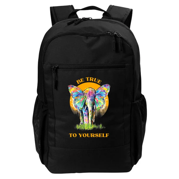 Inspirational Elephant Butterfly Motivational Saying Daily Commute Backpack