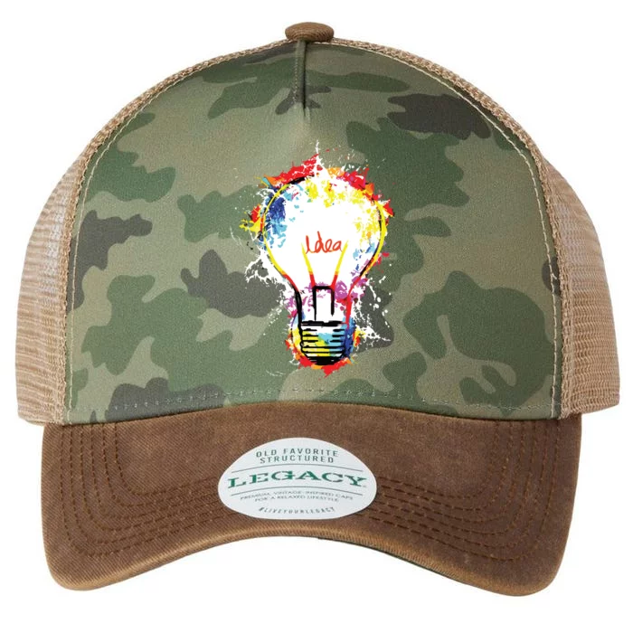 Idea Explosion Creative Genius Light Bulb Women Legacy Tie Dye Trucker Hat