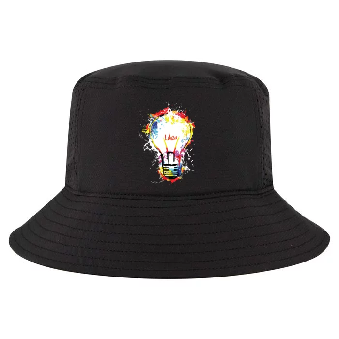 Idea Explosion Creative Genius Light Bulb Women Cool Comfort Performance Bucket Hat