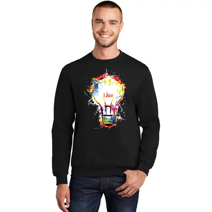 Idea Explosion Creative Genius Light Bulb Women Sweatshirt