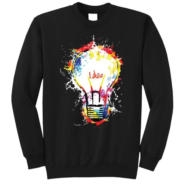 Idea Explosion Creative Genius Light Bulb Women Sweatshirt