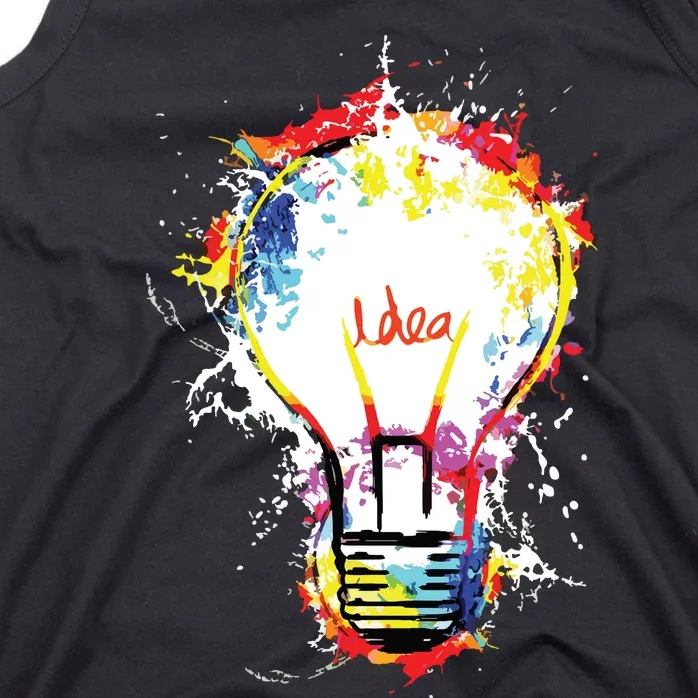 Idea Explosion Creative Genius Light Bulb Women Tank Top