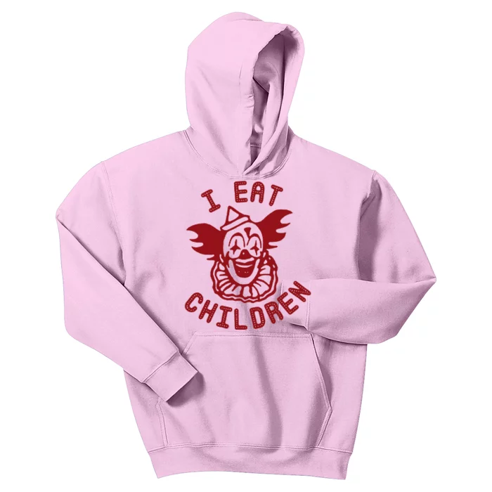 I Eat Children Evil Creepy Clown Halloween Kids Hoodie