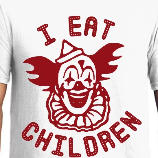 I Eat Children Evil Creepy Clown Halloween Pajama Set