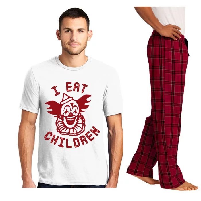 I Eat Children Evil Creepy Clown Halloween Pajama Set