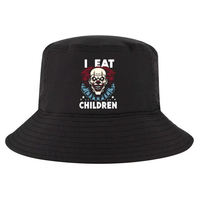 I Eat Children Scary Halloween Adult Humor Evil Clown Cool Comfort Performance Bucket Hat