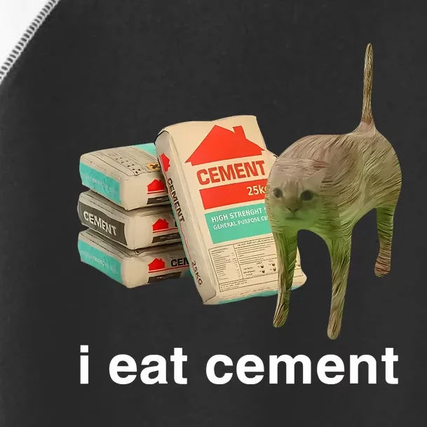 I Eat Cement Cursed Cat Toddler Fine Jersey T-Shirt