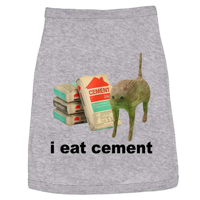 I Eat Cement Cursed Cat Funny Doggie Tank