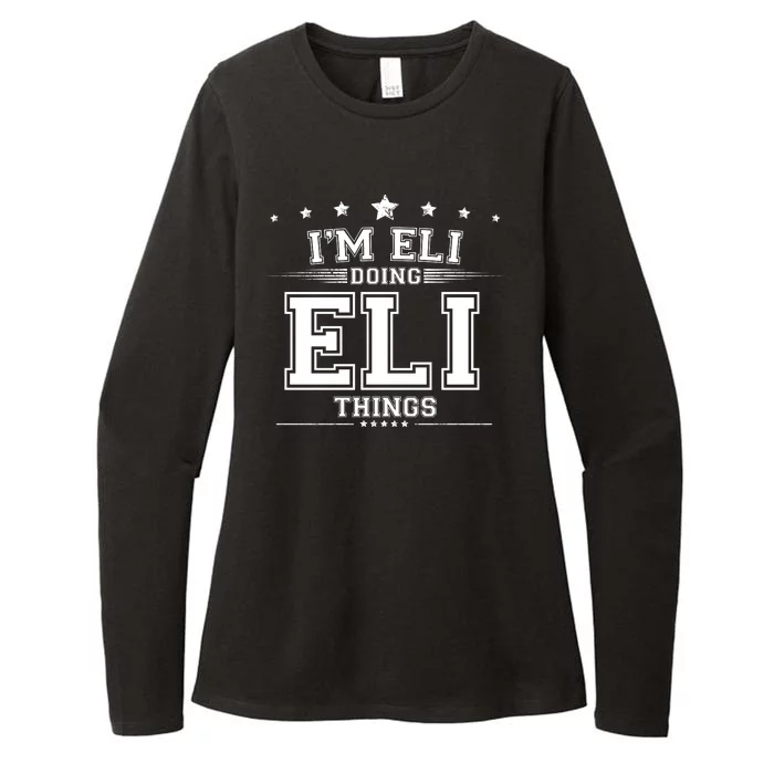 Im Eli Doing Eli Things Womens CVC Long Sleeve Shirt