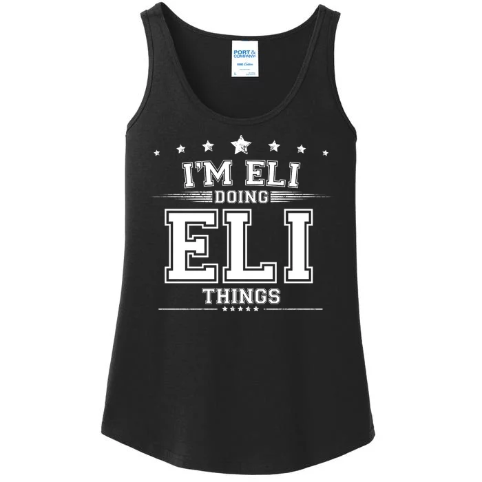 Im Eli Doing Eli Things Ladies Essential Tank